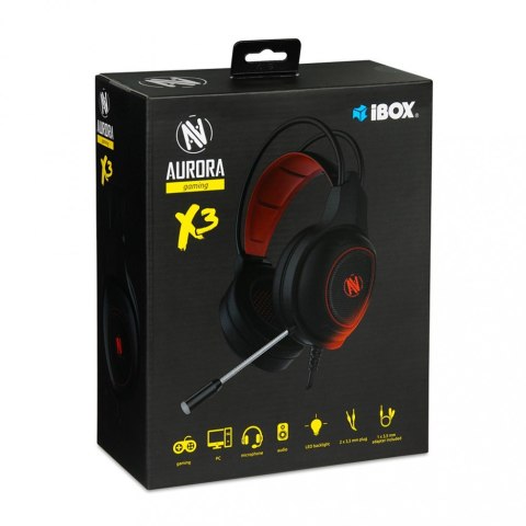IBOX Słuchawki Aurora X3 gaming IBOX Słuchawki Aurora X3 gaming