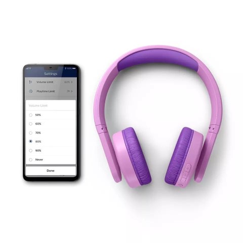 Philips Słuchawki bezprzewodowe TAK4206PK różowe