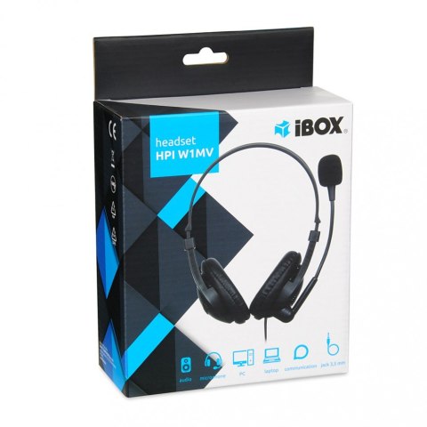 IBOX Słuchawki biurowe z mikrofonem HPI W1MV IBOX Słuchawki biurowe z mikrofonem HPI W1MV