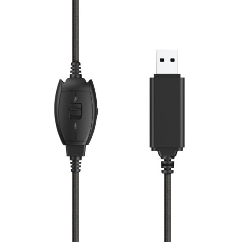 Trust Słuchawki nauszne przewodowe RYDO USB czarne