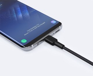 AUKEY CB-CA2 OEM nylonowy kabel Quick Charge USB C-USB A | FCP | AFC | 2m | 5 Gbps | 3A | 60W PD | 20V