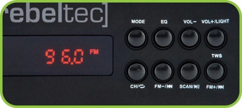 Rebeltec Głośnik Bluetooth radio FM CORFU Rebeltec Głośnik Bluetooth radio FM CORFU