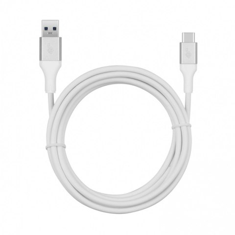 TB Kabel USB 3.0 - USB C 2m PREMIUM 3A biały TPE TB Kabel USB 3.0 - USB C 2m PREMIUM 3A biały TPE