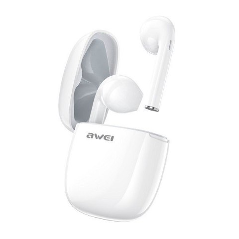 AWEI Słuchawki Bluetooth T28 TWS+stacja dokująca Białe AWEI Słuchawki Bluetooth T28 TWS+stacja dokująca Białe