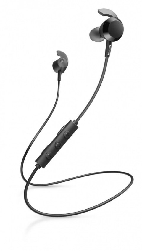Philips Słuchawki bezprzewodowe TAE4205BK TAE4205BK/00 czarne Philips Słuchawki bezprzewodowe TAE4205BK TAE4205BK/00 czarne
