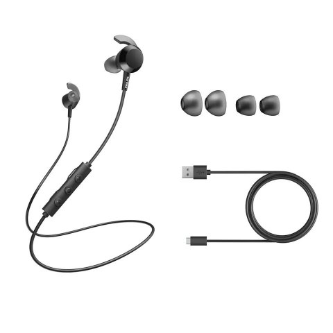 Philips Słuchawki bezprzewodowe TAE4205BK TAE4205BK/00 czarne Philips Słuchawki bezprzewodowe TAE4205BK TAE4205BK/00 czarne
