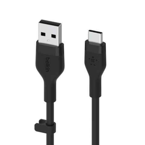 Belkin Kabel BoostCharge USB-A do USB-C silikonowy 1m, czarny Belkin Kabel BoostCharge USB-A do USB-C silikonowy 1m, czarny