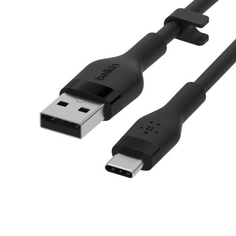 Belkin Kabel BoostCharge USB-A do USB-C silikonowy 1m, czarny Belkin Kabel BoostCharge USB-A do USB-C silikonowy 1m, czarny