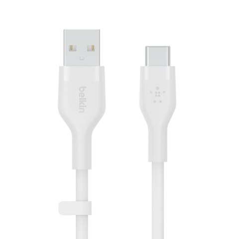 Belkin Kabel BoostCharge USB-A do USB-C silikonowy 2m, biały Belkin Kabel BoostCharge USB-A do USB-C silikonowy 2m, biały