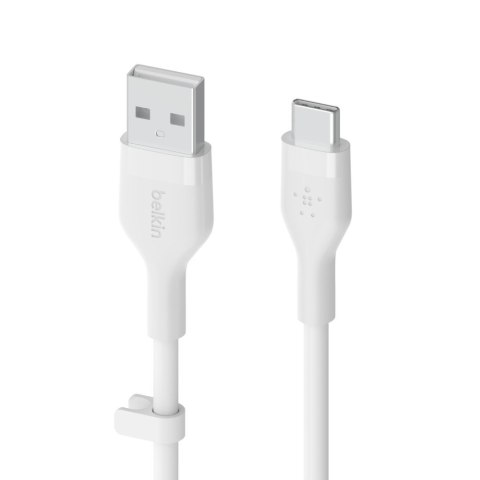 Belkin Kabel BoostCharge USB-A do USB-C silikonowy 2m, biały Belkin Kabel BoostCharge USB-A do USB-C silikonowy 2m, biały