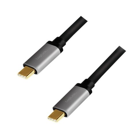 LogiLink Kabel USB-C M/M, PD, aluminiowy 1.5m LogiLink Kabel USB-C M/M, PD, aluminiowy 1.5m