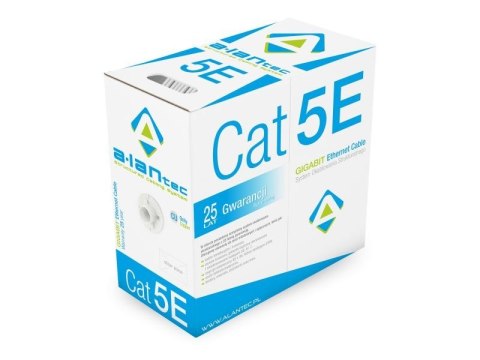 ALANTEC Kabel U/UTP kat.5E Eca PVC 4PR 305m - 25 lat gwarancji ALANTEC Kabel U/UTP kat.5E Eca PVC 4PR 305m - 25 lat gwarancji