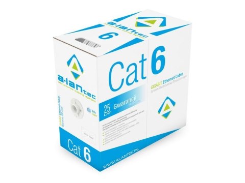 ALANTEC Kabel U/UTP kat.6 Dca LSOH 305m - 25 lat gwarancji ALANTEC Kabel U/UTP kat.6 Dca LSOH 305m - 25 lat gwarancji