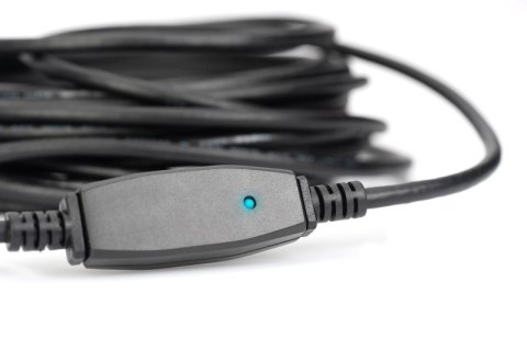Digitus Kabel przedłużający USB 3.0 SuperSpeed Typ USB A/USB A M/Ż aktywny 15m Czarny Digitus Kabel przedłużający USB 3.0 SuperSpeed Typ USB A/USB A M/Ż aktywny 15m Czarny