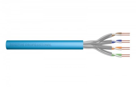 Digitus Kabel teleinformatyczny instalacyjny kat.6A, S/FTP, Eca, drut, AWG 23/1, LSOH, 100m ofoliowany Niebieski Digitus Kabel teleinformatyczny instalacyjny kat.6A, S/FTP, Eca, drut, AWG 23/1, LSOH, 100m ofoliowany Niebieski