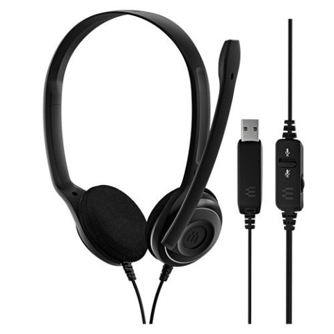 EPOS PC 8 USB - Słuchawka stereo USB do komputera z pilotem EPOS PC 8 USB - Słuchawka stereo USB do komputera z pilotem