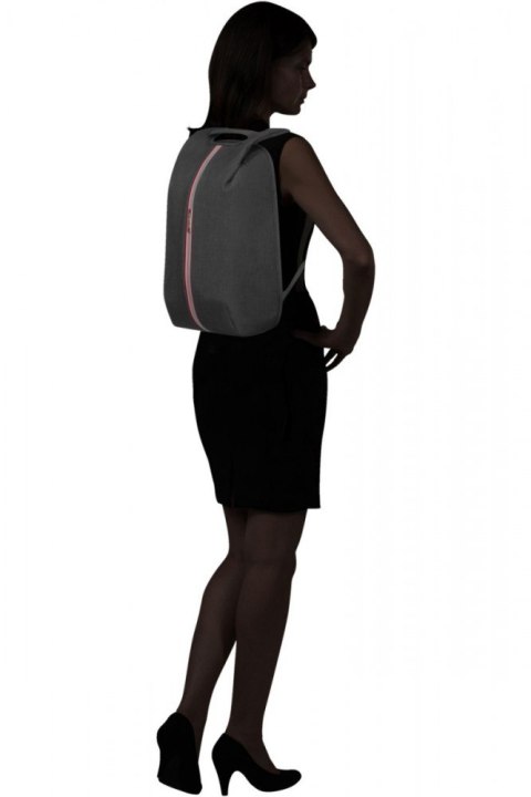 Samsonite Plecak SECURIPAK 14.1 czarna stal KB3-09-001 Samsonite Plecak SECURIPAK 14.1 czarna stal KB3-09-001