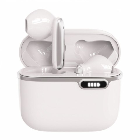 ART Słuchawki Bluetooth z HQ mikrofonem TWS (USB-C) Białe ART Słuchawki Bluetooth z HQ mikrofonem TWS (USB-C) Białe