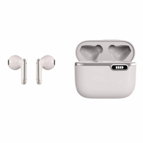 ART Słuchawki Bluetooth z HQ mikrofonem TWS (USB-C) Białe ART Słuchawki Bluetooth z HQ mikrofonem TWS (USB-C) Białe