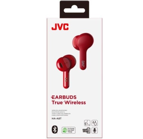 JVC Słuchawki bezprzewodowe HA-A8T czerwone JVC Słuchawki bezprzewodowe HA-A8T czerwone