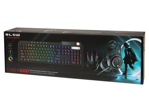 BLOW Zestaw gamingowy Klawiatura + mysz + słuchawki BLOW Zestaw gamingowy Klawiatura + mysz + słuchawki