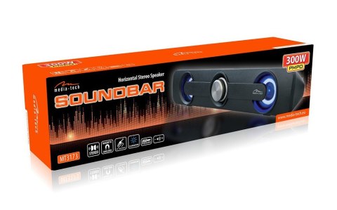 Media-Tech Głośnik SOUNDBAR MT3173 Stereo/Ekranowany magnetycznie/USB/RMS 5W/PMPO 300W Media-Tech Głośnik SOUNDBAR MT3173 Stereo/Ekranowany magnetycznie/USB/RMS 5W/PMPO 300W