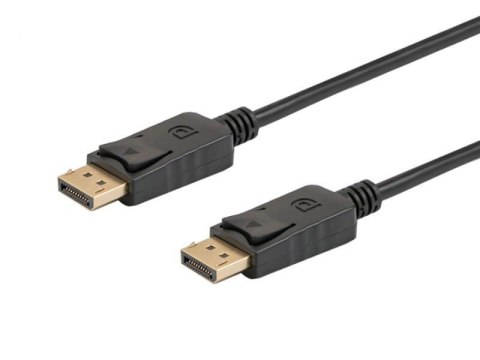 Savio Kabel DisplayPort (M) - DisplayPort (M) v1.2 2m, CL-136 Savio Kabel DisplayPort (M) - DisplayPort (M) v1.2 2m, CL-136
