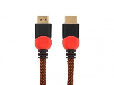 Savio Kabel HDMI 2.0 czerwono-czarny 3 m, GCL-04