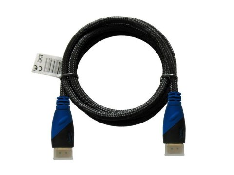Savio Kabel HDMI (M) 5m, oplot nylonowy, złote końcówki, v1.4 high speed, ethernet/3D, CL-49 Savio Kabel HDMI (M) 5m, oplot nylonowy, złote końcówki, v1.4 high speed, ethernet/3D, CL-49