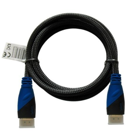 Savio Kabel HDMI oplot nylon złoty v1.4 4Kx2K 1.5m, wielopak 10 szt., CL-02 Savio Kabel HDMI oplot nylon złoty v1.4 4Kx2K 1.5m, wielopak 10 szt., CL-02
