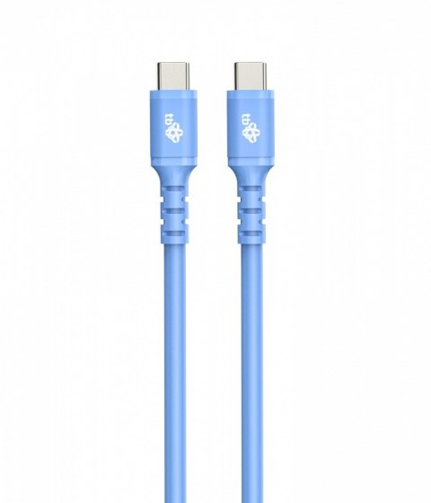 TB Kabel USB C - USB C 1m silikonowy niebieski TB Kabel USB C - USB C 1m silikonowy niebieski