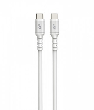 TB Kabel USB-C - USB-C 2m silikonowy biały