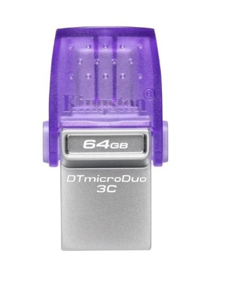 Kingston Pendrive Data Traveler MicroDuo 3C G3 64GB USB-A/USB-C Kingston Pendrive Data Traveler MicroDuo 3C G3 64GB USB-A/USB-C