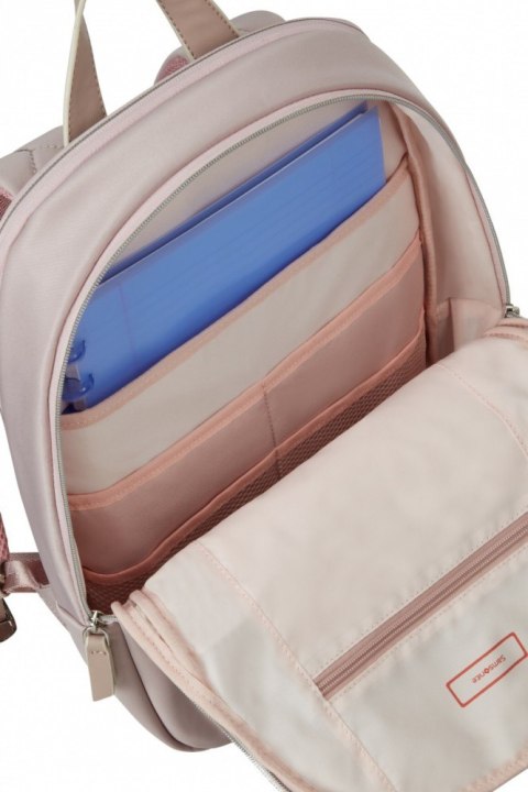 Samsonite Plecak na laptopa ECO WAVE 14.1 pudrowy róż