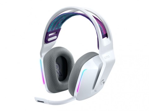 Logitech Słuchawki G733 Bezprzewodowy zestaw słuchawkowy do gier, biały Logitech Słuchawki G733 Bezprzewodowy zestaw słuchawkowy do gier, biały