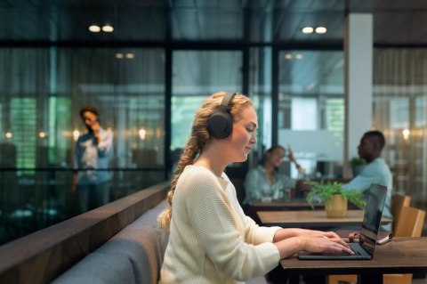 Philips Słuchawki bezprzewodowe TAH8506BK Bluetooth czarne