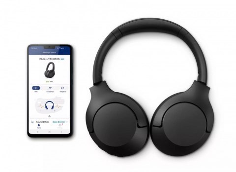 Philips Słuchawki bezprzewodowe TAH8506BK Bluetooth czarne