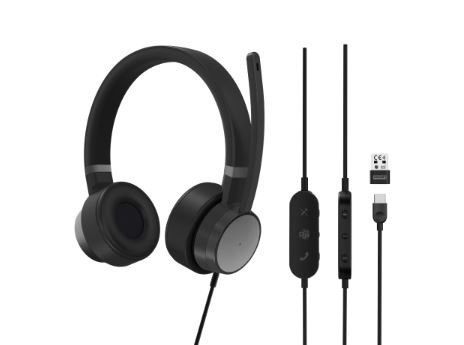 Lenovo Zestaw słuchawkowy Go Wired ANC (czarny) 4XD1C99223