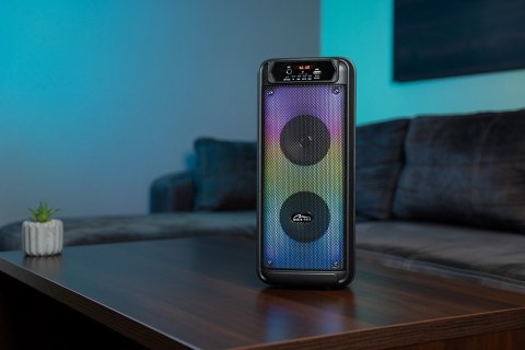Media-Tech Głośnik FLAMEBOX UP MT3177 Bluetooth 5.0/FM/MP3/MicroSD/USB/RGB/RMS 14W/PMPO 600W