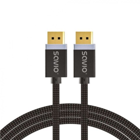 Savio Kabel DisplayPort (M) v1.4, 1m, CL-165 Savio Kabel DisplayPort (M) v1.4, 1m, CL-165