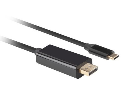 Lanberg Kabel USB-C(M)->Displayport 1.8M 4K 60HZ czarny Lanberg Kabel USB-C(M)->Displayport 1.8M 4K 60HZ czarny