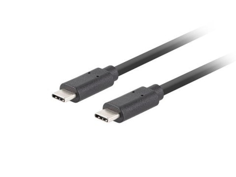 Lanberg Kabel USB-C M/M 3.1 gen 2 1M 10GB/S PD100W czarny Lanberg Kabel USB-C M/M 3.1 gen 2 1M 10GB/S PD100W czarny