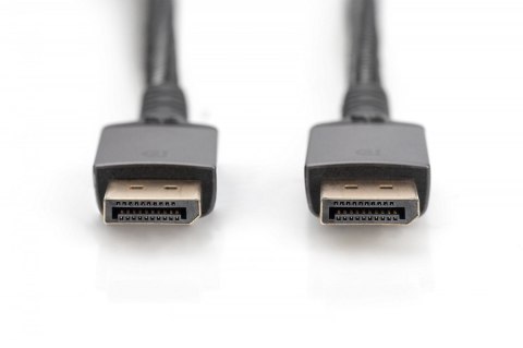 Digitus Kabel połączeniowy PREMIUM DisplayPort 8K60Hz UHD DP/DP M/M 3m Czarny Digitus Kabel połączeniowy PREMIUM DisplayPort 8K60Hz UHD DP/DP M/M 3m Czarny