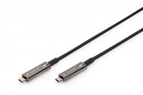 Digitus Kabel połączeniowy hybrydowy AOC USB 3.1 Typ C/USB Typ C 4K 60Hz 15m Digitus Kabel połączeniowy hybrydowy AOC USB 3.1 Typ C/USB Typ C 4K 60Hz 15m
