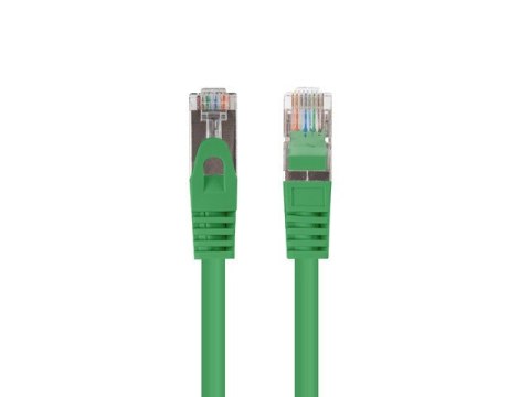 Lanberg Patchcord kat.6 FTP 0.25M 10-pack fluke passed zielony Lanberg Patchcord kat.6 FTP 0.25M 10-pack fluke passed zielony