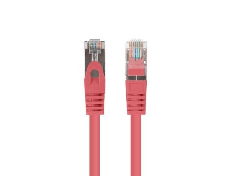 Lanberg Patchcord kat.6 FTP 1M 10-pack fluke passed czerwony Lanberg Patchcord kat.6 FTP 1M 10-pack fluke passed czerwony