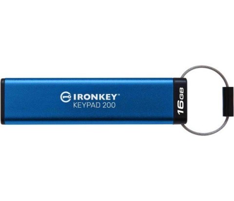 Kingston Pendrive 16GB IronKey Keypad 200 FIPS140-3 Lvl3 AES-256 Kingston Pendrive 16GB IronKey Keypad 200 FIPS140-3 Lvl3 AES-256