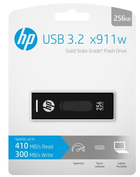 HP Inc. Pendrive 256GB HP USB 3.2 USB HPFD911W-256 HP Inc. Pendrive 256GB HP USB 3.2 USB HPFD911W-256