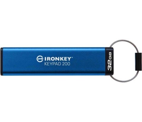 Kingston Pendrive 32GB IronKey Keypad 200 FIPS140-3 Lvl3 AES-256 Kingston Pendrive 32GB IronKey Keypad 200 FIPS140-3 Lvl3 AES-256