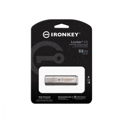 Kingston Pendrive 32GB IronKey Locker Plus 50 AES Encrypted Kingston Pendrive 32GB IronKey Locker Plus 50 AES Encrypted